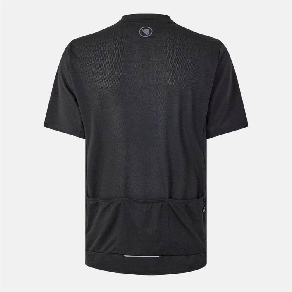 Endura Mens Loop Short-Sleeved Cycling Jersey / Black